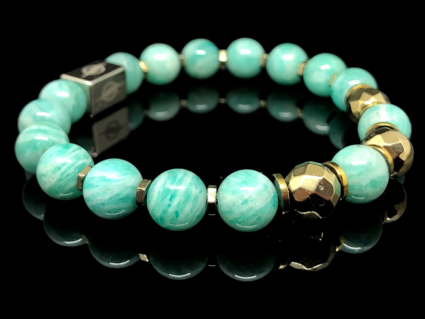 The SPENCER - Amazonite Stone Men’s Bracelet