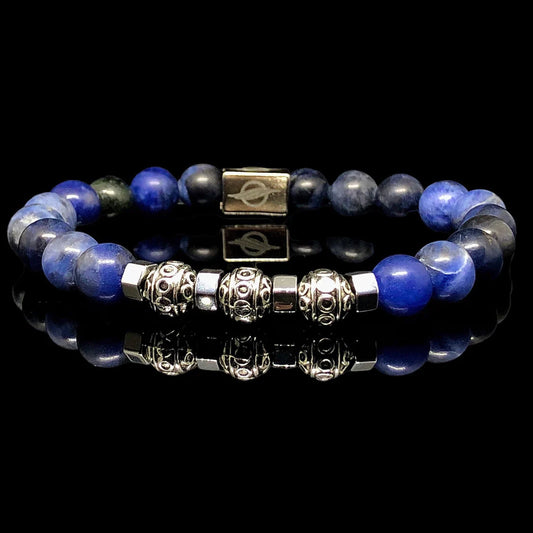 The Blue Luxe - Sodalite Men’s Bracelet