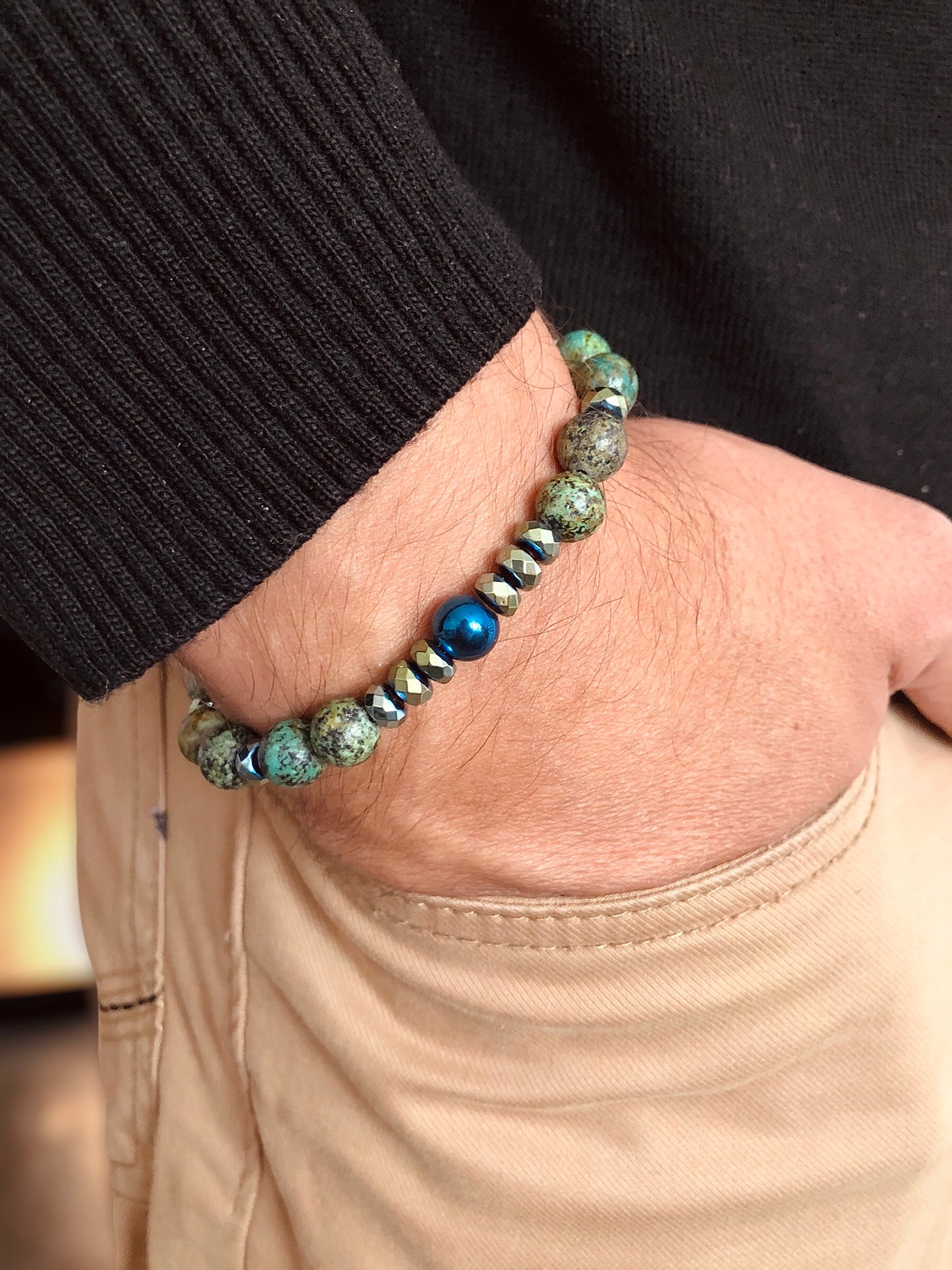 The FOREST - Africa Turquoise Men’s Bracelet