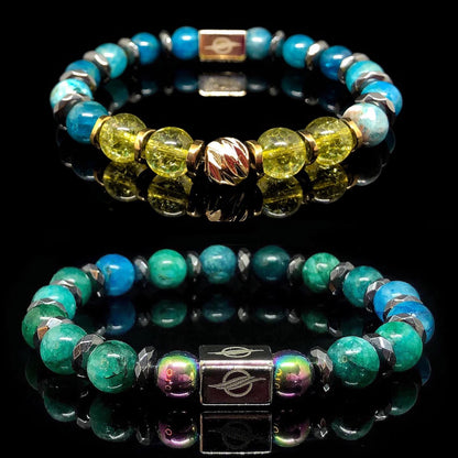 The Peace Apatite Couple Bracelet