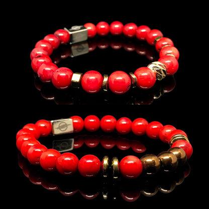 The Fire Coral Couple Bracelet