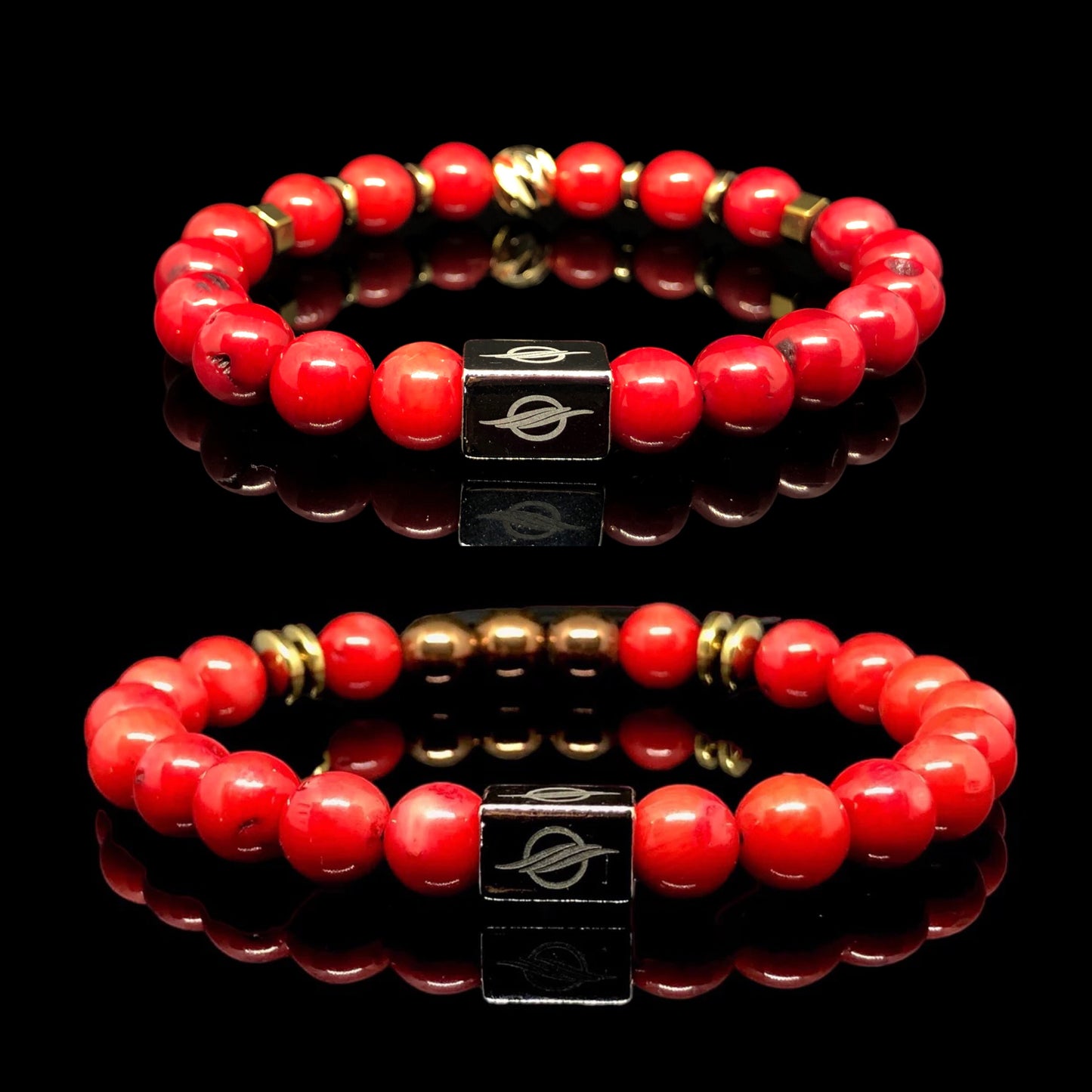 The Fire Coral Couple Bracelet