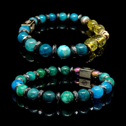 The Peace Apatite Couple Bracelet