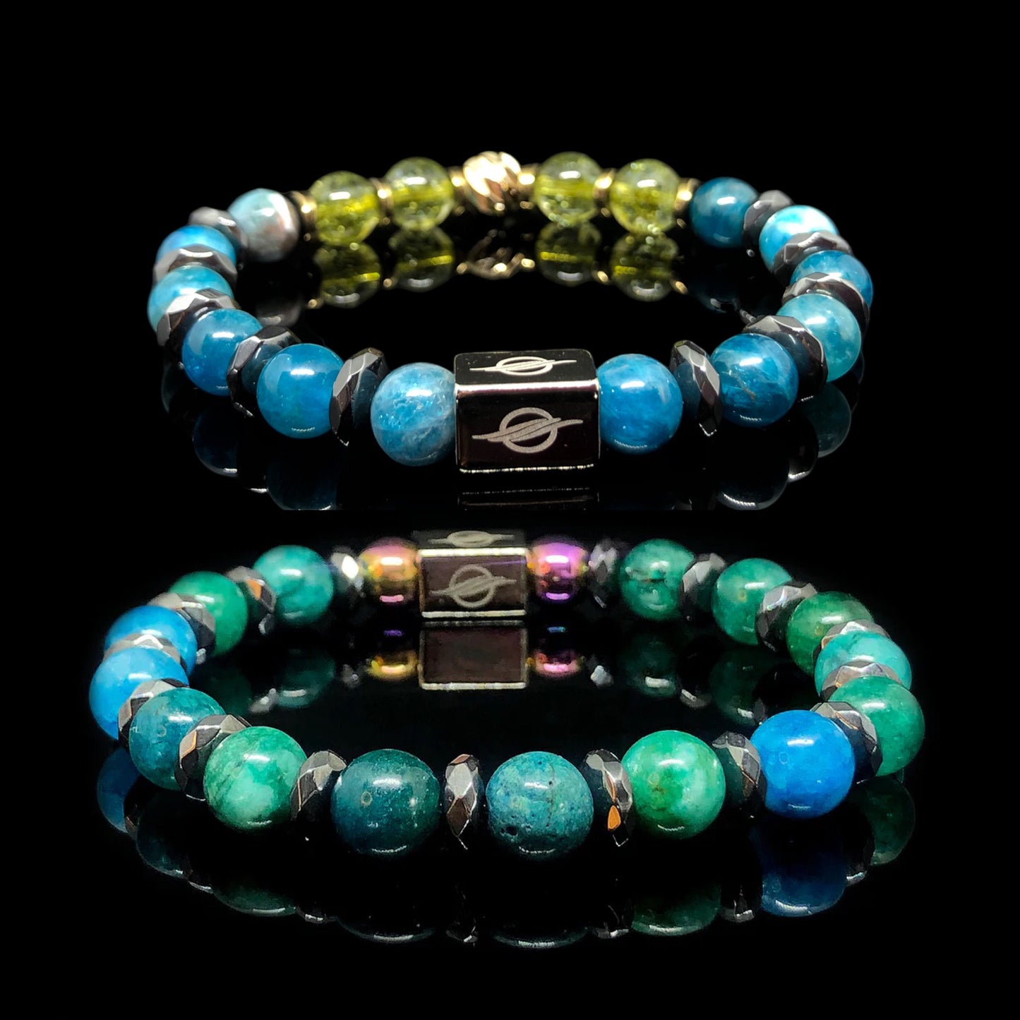 The Peace Apatite Couple Bracelet