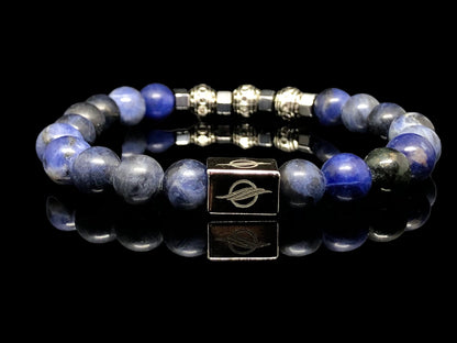 The Blue Luxe - Sodalite Men’s Bracelet