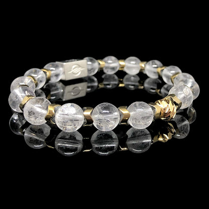 The LUMINA - Clear Quartz Bracelet for Men