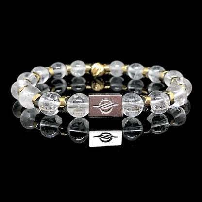 The LUMINA - Clear Quartz Bracelet for Men