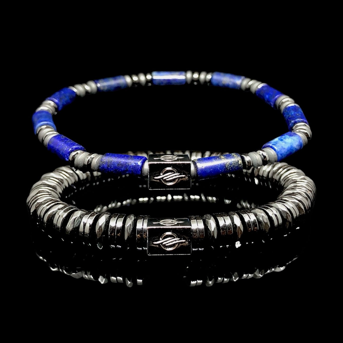 The Dynasty - Erkekler için Lapis Lazuli ve Hematit Bileklik