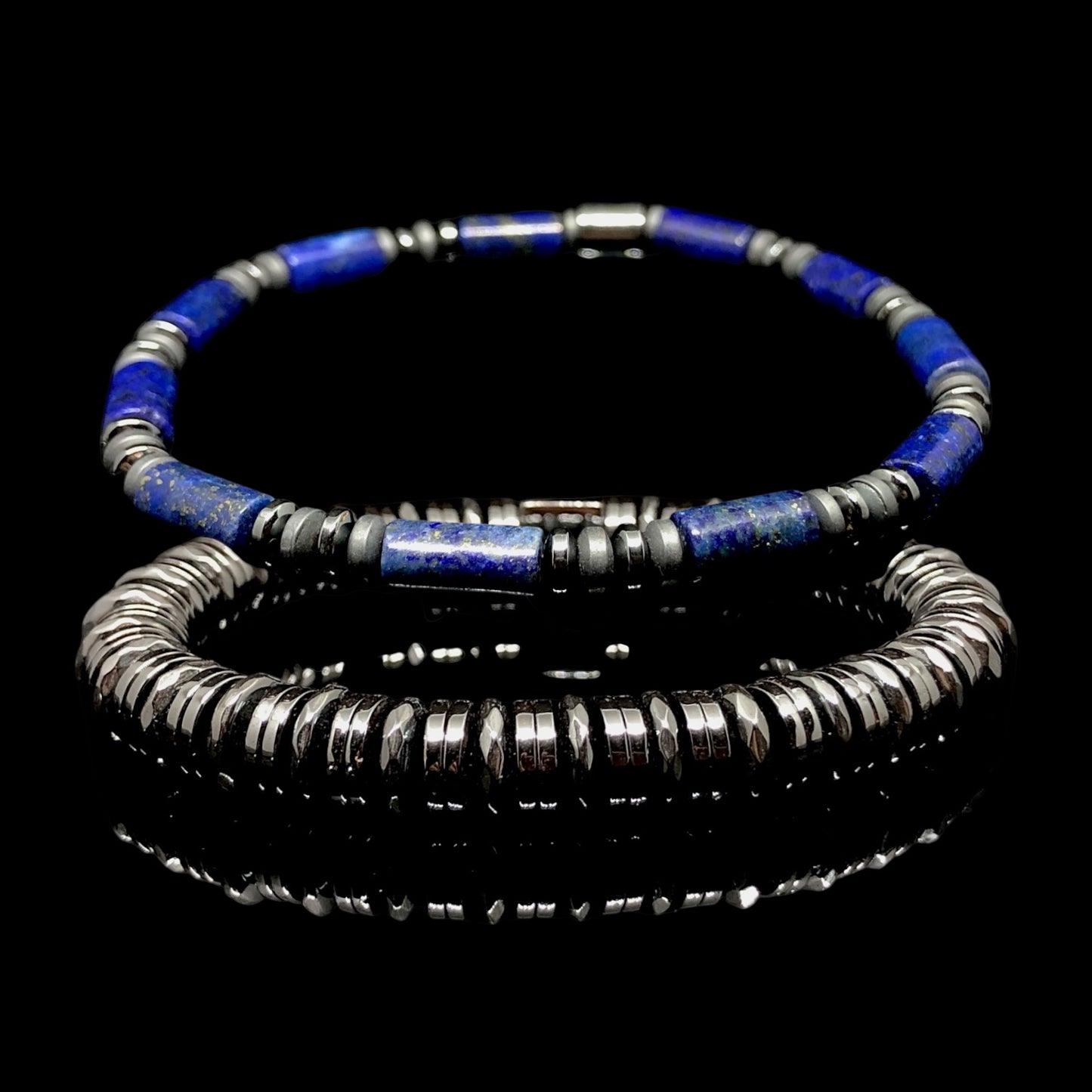 The Dynasty - Erkekler için Lapis Lazuli ve Hematit Bileklik